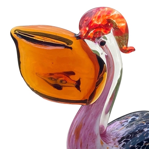 (Xmas 💲drop) Vintage Murano Glass Pelican - Picture 8 of 8